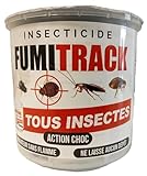 FUMITRACK Fumigène insecticide anti punaises de lit, blattes, puces, mouches, volants et rampants