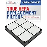 LifeSupplyUSA Filtre HEPA de Rechange pour modèles de purificateur d'air Hamilton Beach 04912 TrueAir 04160, 04161, 04150