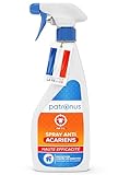 Spray anti-acariens pour matelas et coussins 500 ml - Spray anti-acariens comme remède contre les acariens de la poussière de maison - inodore, très efficace et testé en laboratoire