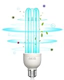 BrightArk Lampe Ultraviolet Ozone 35W Lampe UV Germicide UVC avec Ampoule Ozone E27 Ampoule UV Sterilisateur avec Tube de Quartz Stérilisation 254nm AC220-240V pour Toilette, Chambre L'air Frais