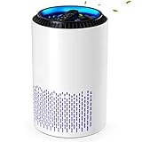 CONOPU Purificateur d'air Maison, Air Purifier avec filtration efficace, Purificateur d'air Chambre avec Minuteur, Aromathérapie, Lumière de Nuit, Rappel de Changement de Filtre