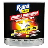 K.PRO Choc - Fumigateur Total - Élimine Tous Les Insectes Volants & Rampants - Spécial Infestation - Action Radicale - Technique Professionnelle - Pour 130m3-10g