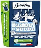 Jacques Briochin Bicarbonate de Soude en Poudre ECOCERT 900g Maxi Format - Nettoyant Multi Surface Naturel, Anti Mauvaises Odeurs - Sachet Refermable ,L'emballage peut varier