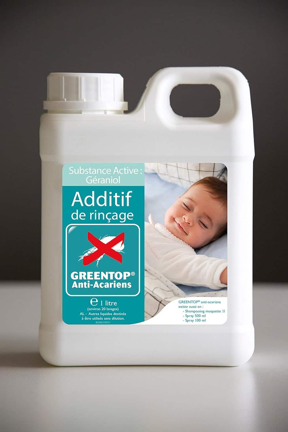 Additif de rinçage anti-acariens Greentop · 1L