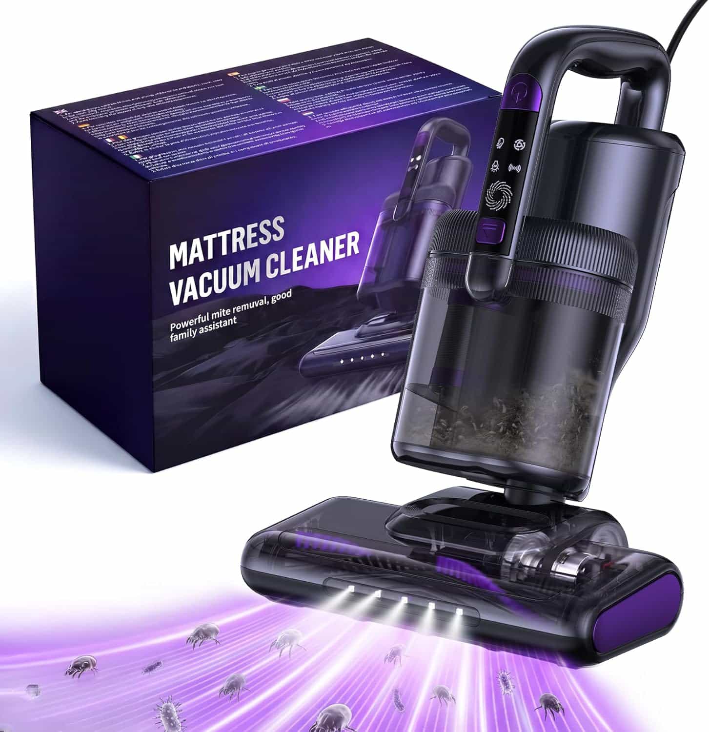 Aspirateur anti-acariens BioAura · 14 000 Pa