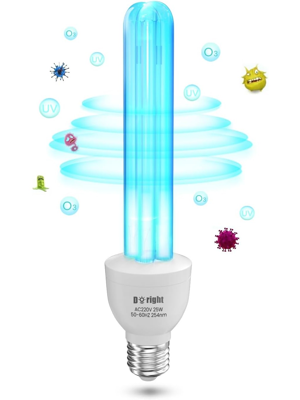 DoRight Lampe Ultraviolet Ozone UVC