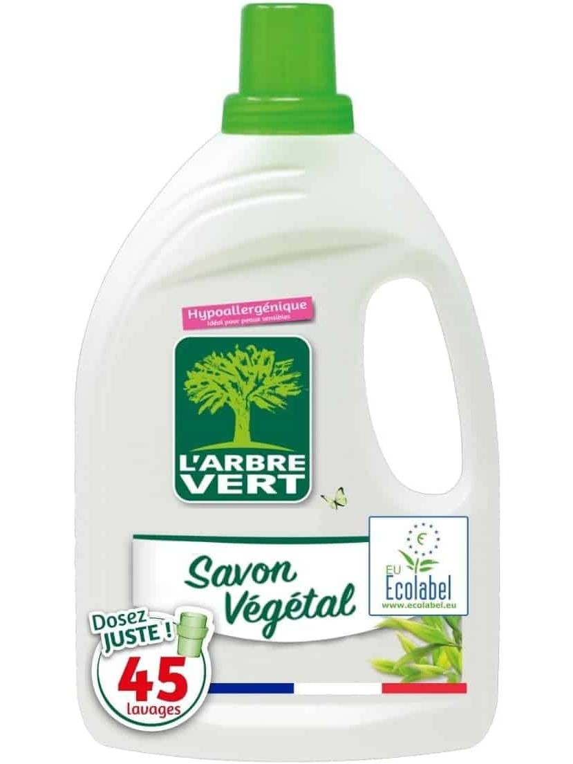 Lessive Liquide Végétal Hypoallergénique